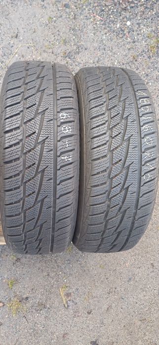 185/60R15 84T MATADOR , dwie używane opony zimowe.