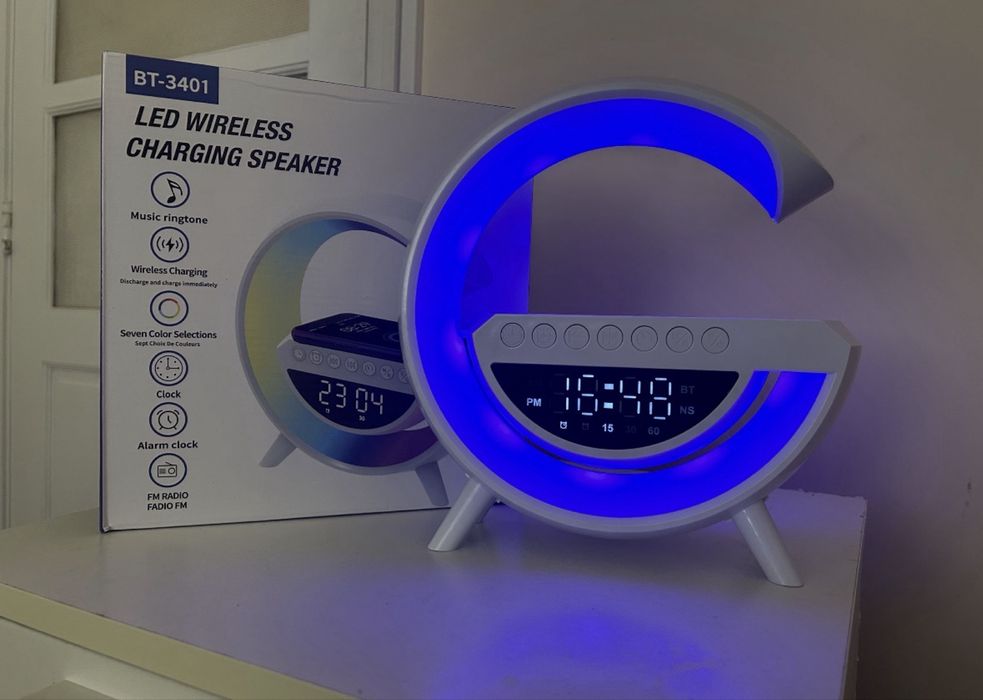 Led Wireless Charging Speaker novo