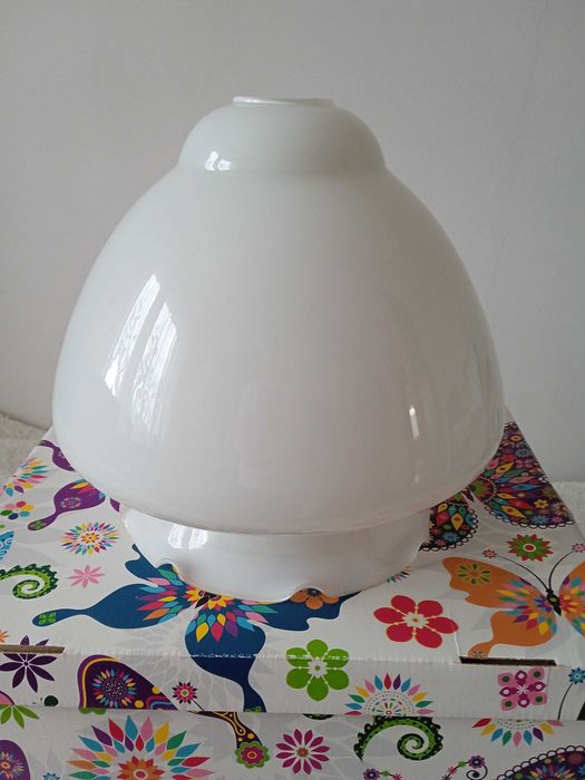 Klosz szklany biały