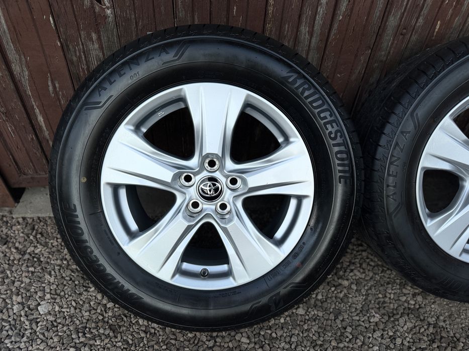 Felgi Koła 17 5x114,3 Toyota  CHR Rav4 Oryginał TPMS Opony Letnie 7mm