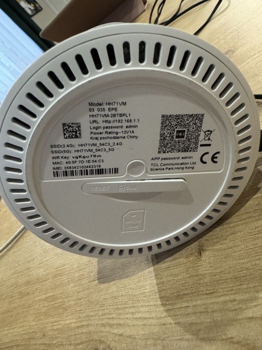 Router Alcatel HH71VM – stan bardzo dobry