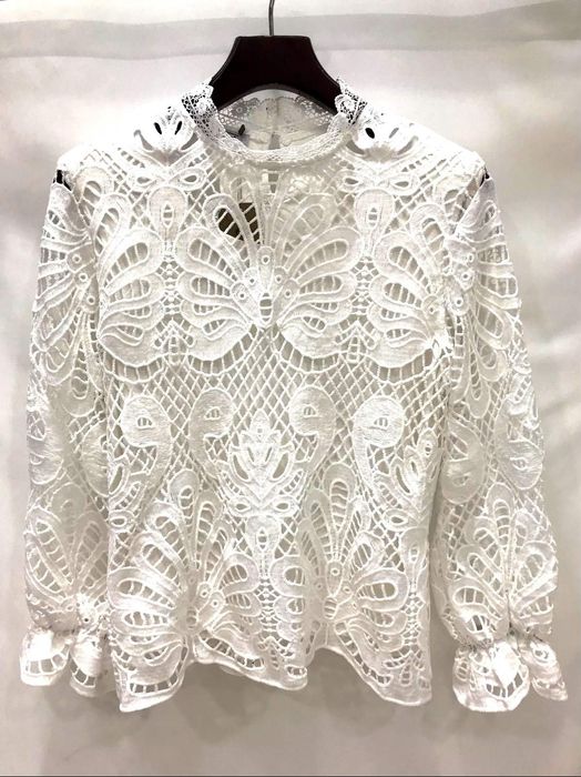 Роскошная нарядная блуза шитье Турция 48-60р