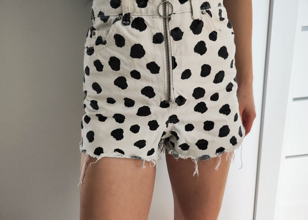 Spodenki szorty wysoki stan Topshop