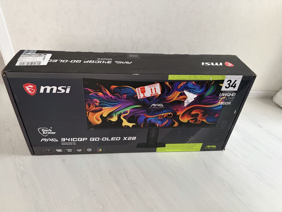 Ігровий монітор MSI MAG 341CQP QD OLED x28