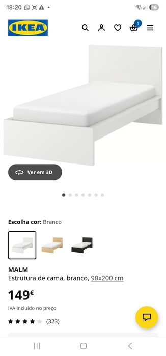 Cama de solteiro