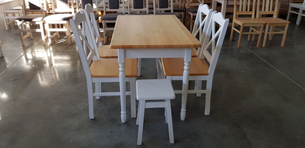 Zestaw 4 krzesła+ stół do restauracji baru jadalni  Producent promocja