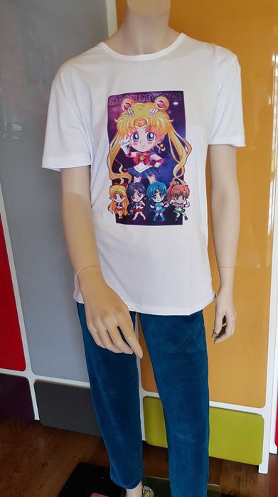 Podkoszulek, t-shirt, bluzka Czarodziejka z Księżyca sailor moon