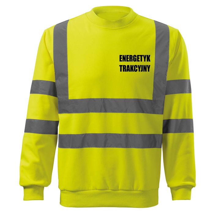 bluza robocza odblaskowa energetyk trakcyjny bluza pkp