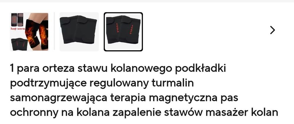 Nowa Opaska Magnetyczna na bolące kolano. Promocja