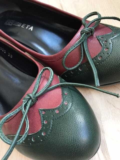 Skórzane buty hand made in Italy, Unikatowe!