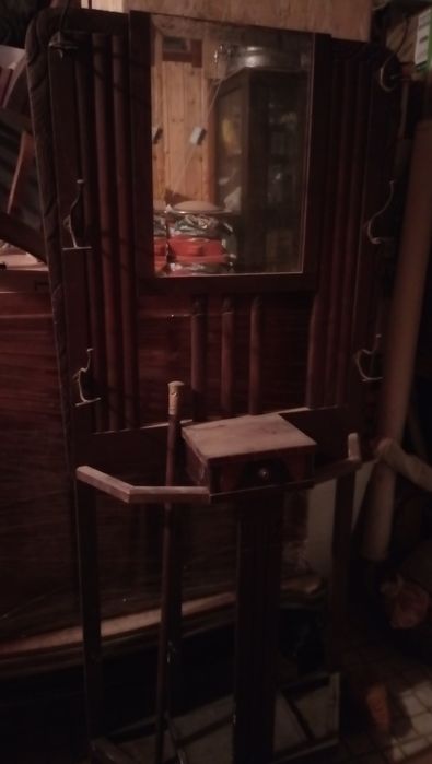 Cabide antigo + bengala