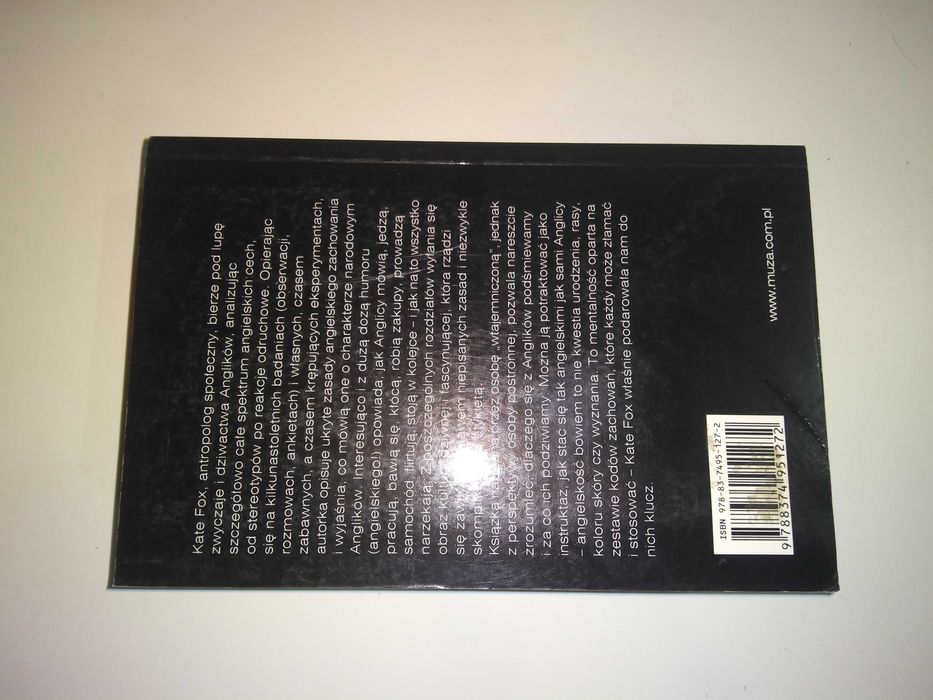 Dobra książka - Przejrzeć Anglików Kate Fox (P14)