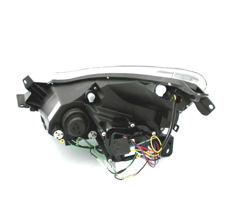 FARÓIS FRONTAIS PARA OPEL CORSA D LUZ DIURNA LED 06-10. FUNDO CROMADO