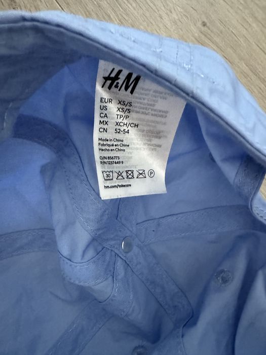 Голуба дитяча кепка hm 54-56 5-6 6-7 4-6 6-8