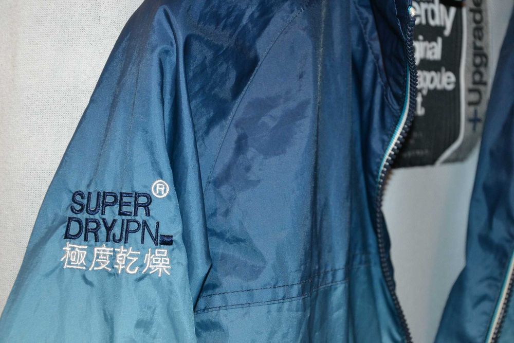 SUPERDRY Spray Cagoule Nowa Kurtka Damska Wiatrówka S Oryginalna 100%