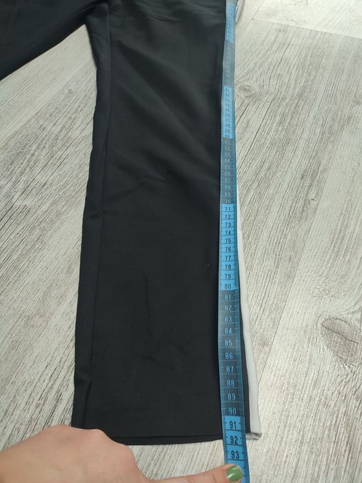 Primark 40 L 38 M spodnie damskie lampas eleganckie czarne chinosy