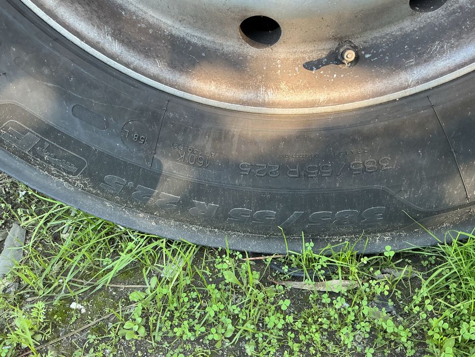 JANTES ALUMINIO E PNEUS CAMIAO MAN EURO 6 ANO 2007 R22.5