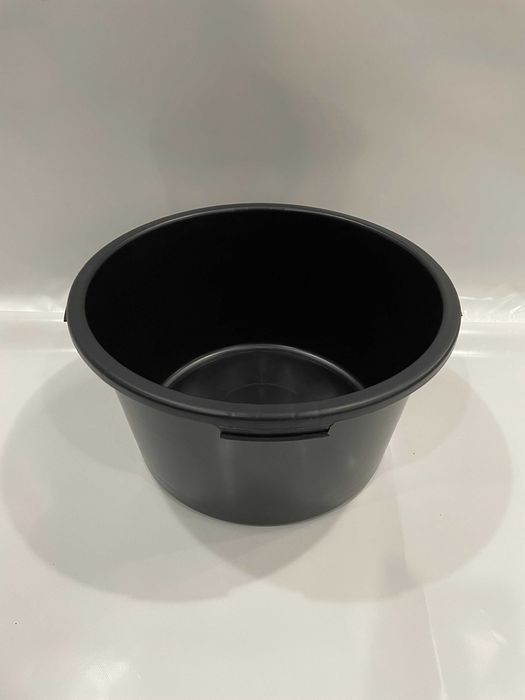 Kastra budowlana okrągła czarna 45 litrów pojemnik wanna