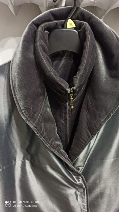 Kurtka damska zimowa płaszcz rozmiar 40 metaliczny