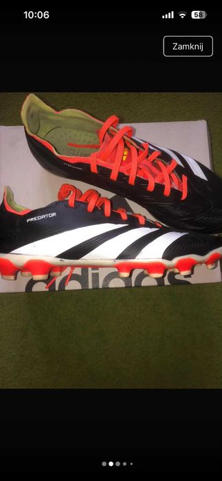 Buty korki Adidas Predator rozmiar 41