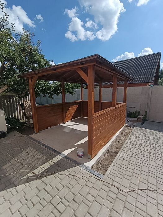 Альтанка. Беседка. Беседка деревянная. Альтанка з дерева. Бесідка Київ