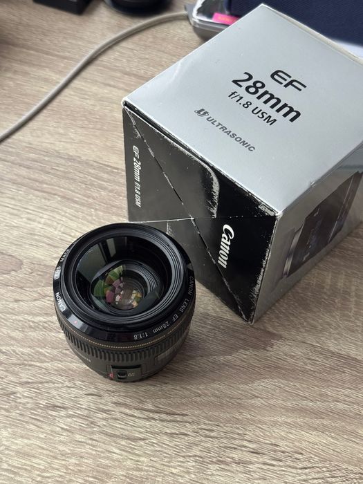 Об'єктив Canon EF 28mm f/1.8 USM фікс, автофокус