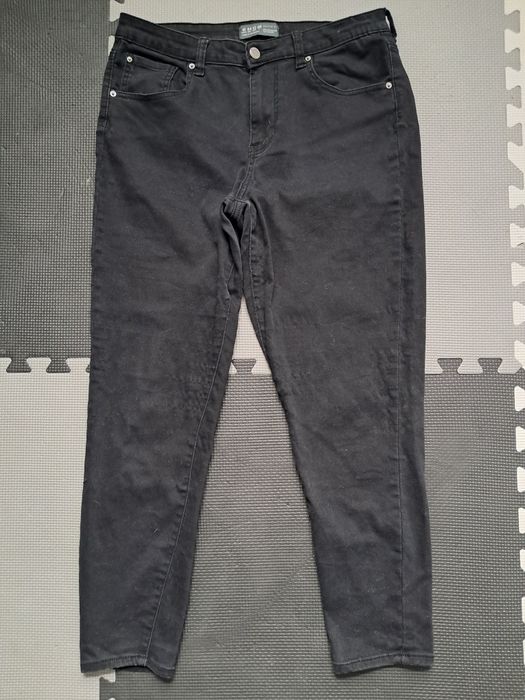 Ciemne spodnie jeansowe damskie 44 jeansy primark xxl skinny proste