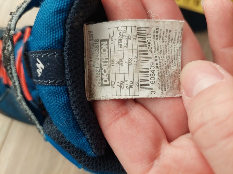 Ботинки decathlon 33 розмір