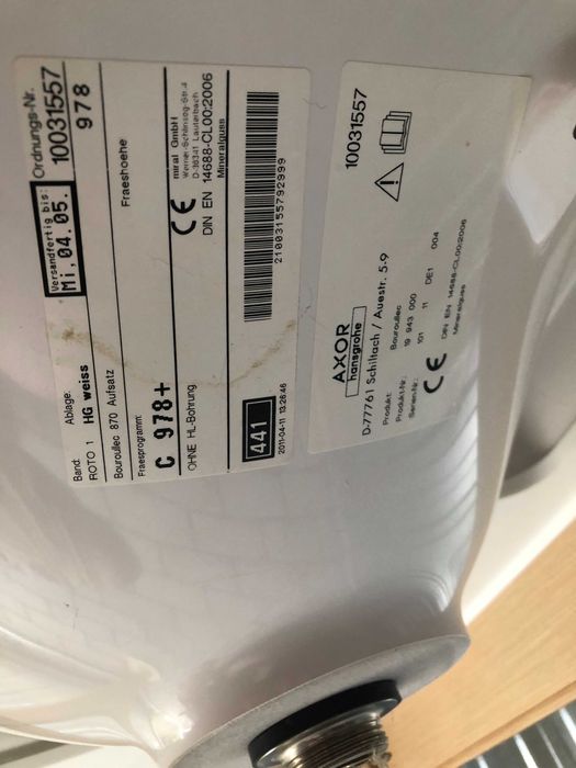 Hansgrohe Axor Bouroullec umywalka stół  Premium