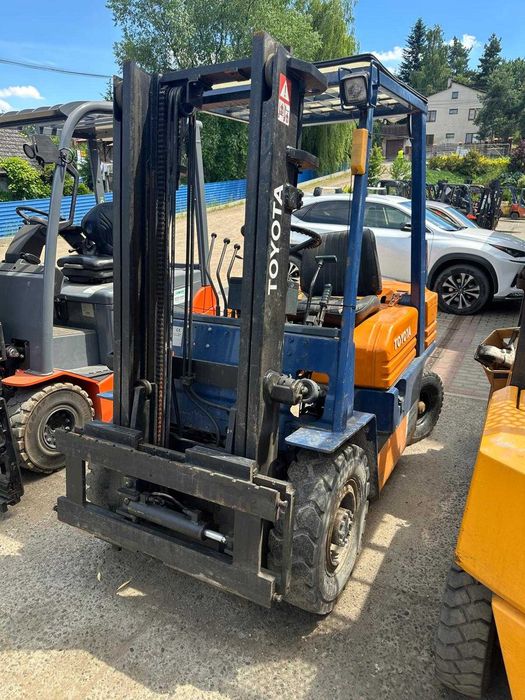Wózek widłowy Toyota 02-5FD25 2,5t, diesel, 1995, Duplex 3m, Automat