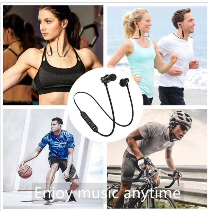 Auscultadores Magnético Sem Fio Bluetooth