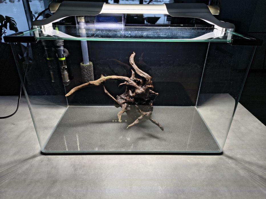 Akwarium 40 litrów z kompletnym wyposażeniem.