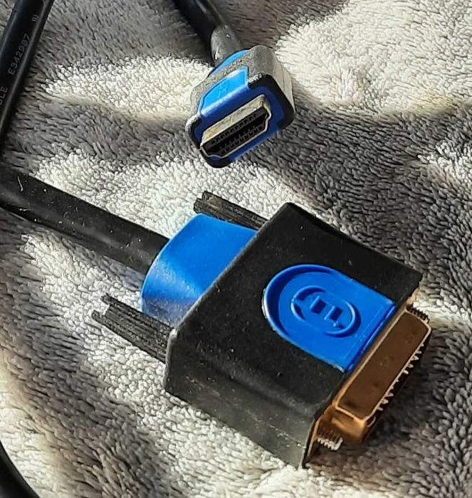 kabel LogiLink HDMI DVI 2 metry do monitora jak nowy bez pudełka