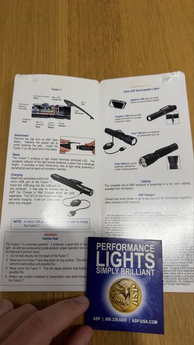 ASP Fusion T Flashlight LED