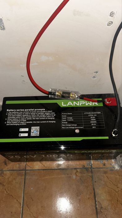 Акумулятор lifepo4 24в 100а