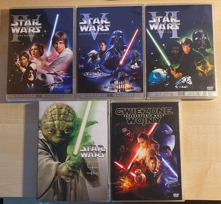 Gwiezdne Wojny – pierwsze siedem epizodów (DVD) język polski