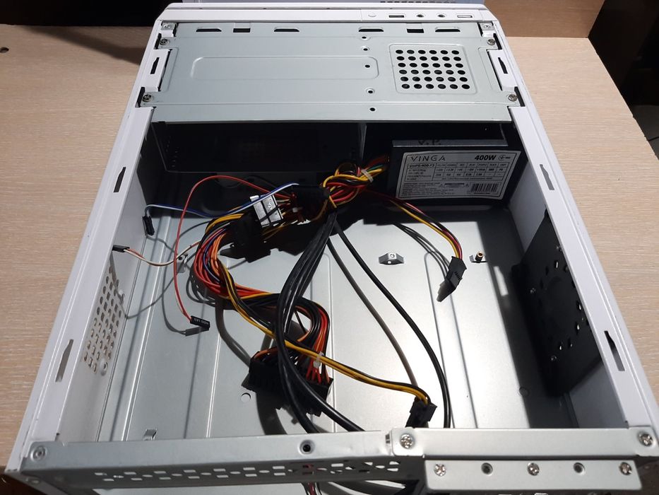 Корпус з БЖ SFX 400w Vinga CS306B/W, desktop, microATX/miniITX,USB 3.0