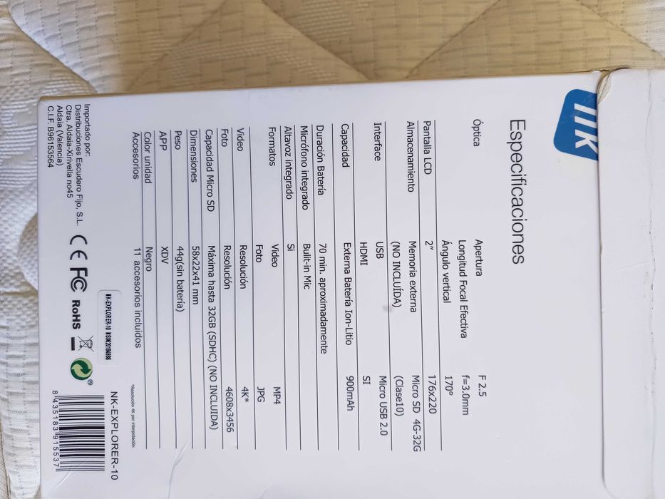 Câmara de filmar alta definição