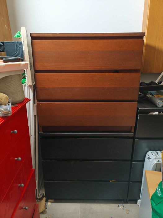 Cómodas MALM 3 Gavetas