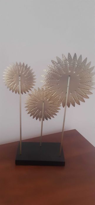 Złote lusterka metalowe