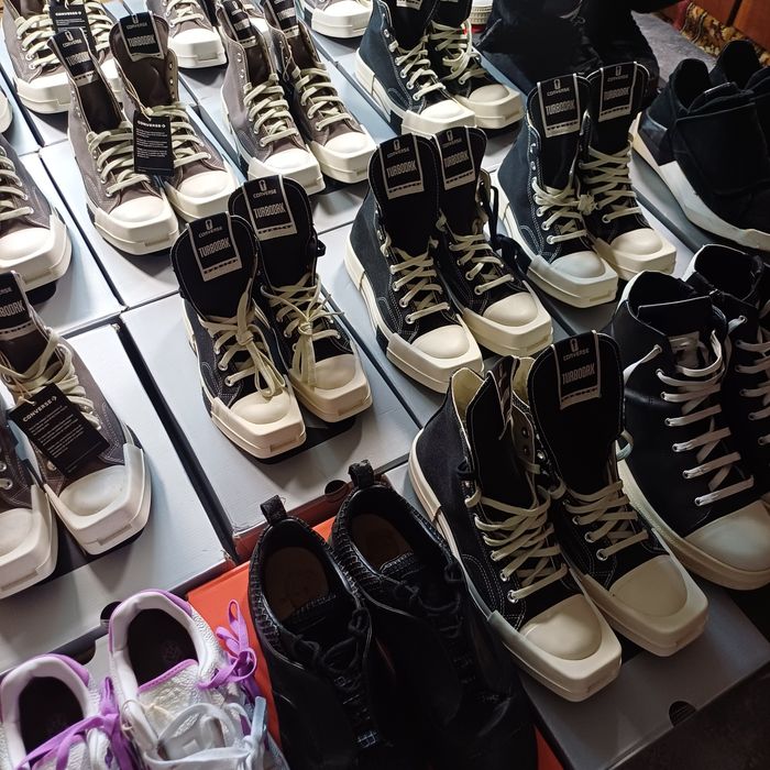 Converse x rick owens  turbodrk