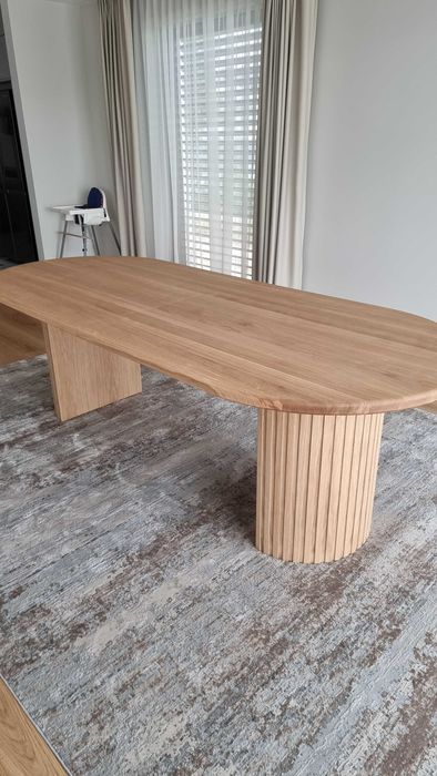 Stół dębowy rozkładany rustykalny modern farmhouse PRODUCENT