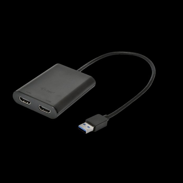 Adapter, przejściówka USB-A na 2x 4k hdmi