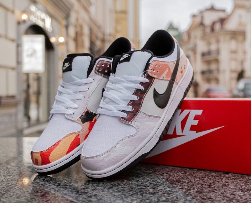 37, 38, 39р Dunk Low SE Multi-Camo топ-якість кросівки Джордан