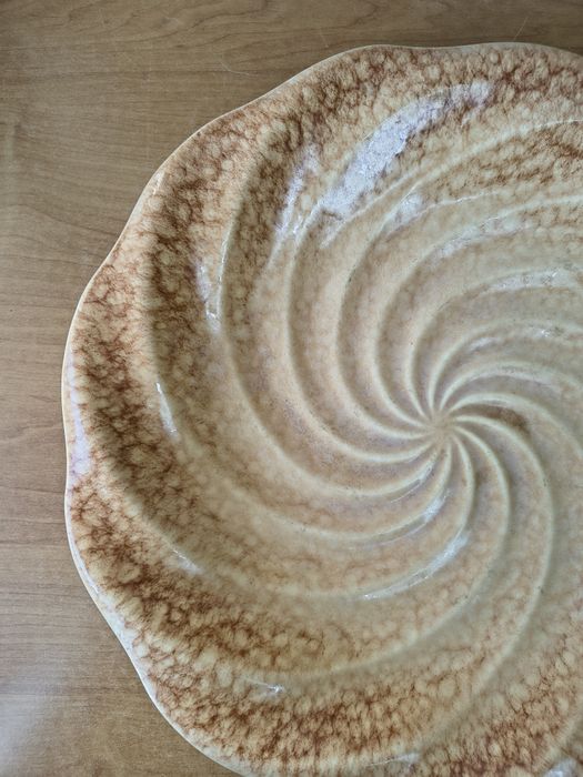 Patera ceramiczna VEB Colditz – Ø 35 cm – Niemcy