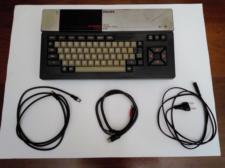 Philips MSX Computer with 2 Cartridge Games64740942167811122