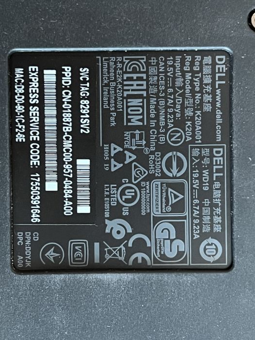 Dock dell wd19 compativel com varias marcas