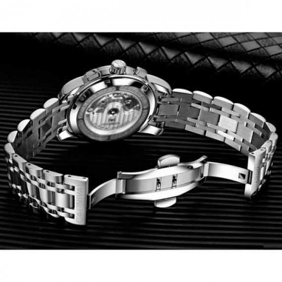 Годинник чоловічий механічний Carnival London Silver