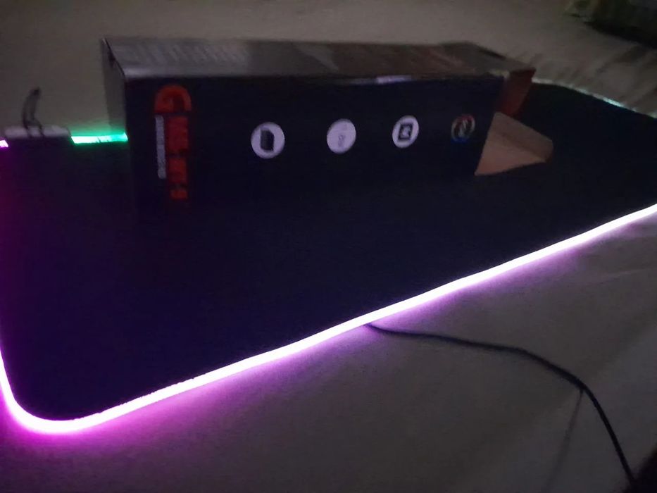 Podkładka gamingowa led