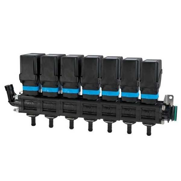 Blok elektrozaworów 7-sekcji T5 ARAG bez kompensacji